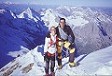 Tiziana e Andrea in cima alla Jungfrau.