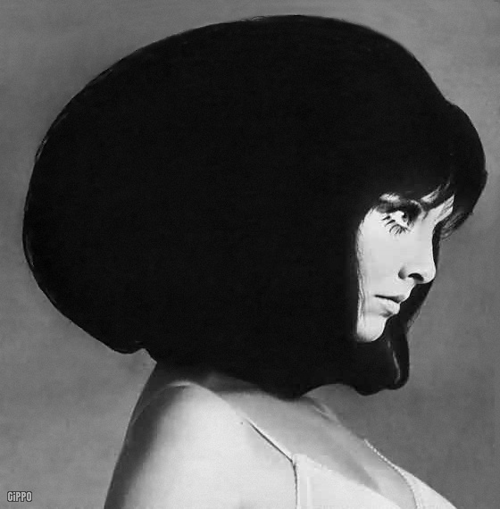 hair style vintage 1960s 1970s