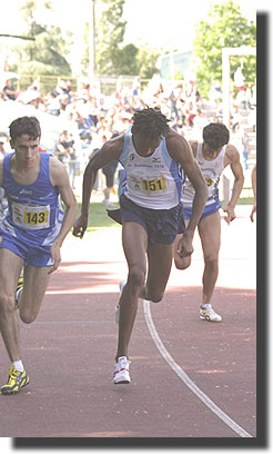 Mohamed Moro partenza 800 metri