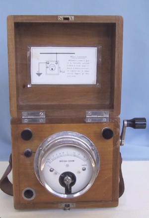 Foto di un misuratore di resistenza