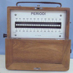 Foto di un periodimetro a lamine risonanti
