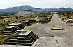Vista dalla piramide del Sole, Teotihuacan