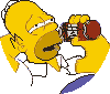 Homer che beve