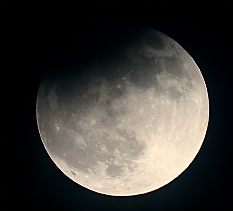 Eclisse parziale luna