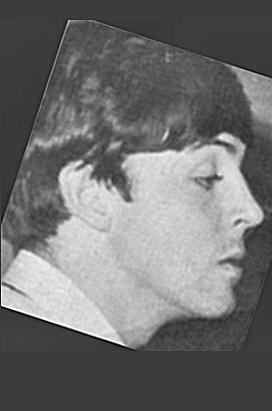 James Paul McCartney right profile