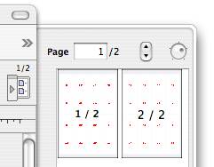 The pagination drawer