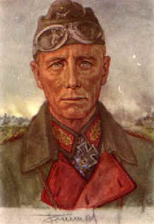 Ritratto di Rommel nello "studio" di Montgomery