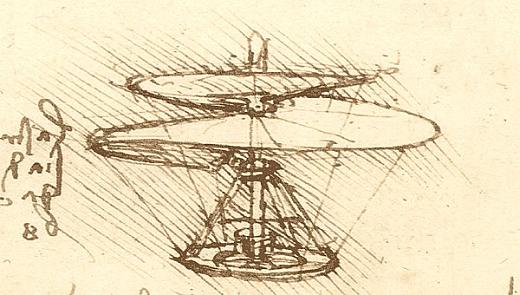 L'elicottero di Leonardo da Vinci