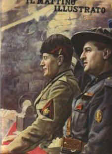 Mussolini con Starace