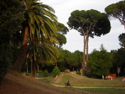 veduta di villa Torlonia a Roma - settembre 2012