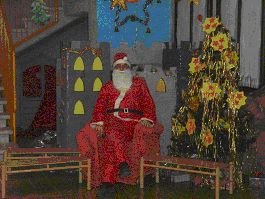 Babbo Natale seduto
