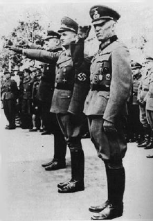 Friedrich Rainer  e altri gerarchi nazisti