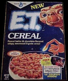 cereali E.T. cooncorso story book michael jackson