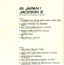 in Japan ! Jackson 5