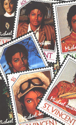 Stamps Saint Vincent Michael Jackson