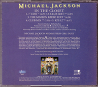 esk74266 In the closet Jackson promo cd