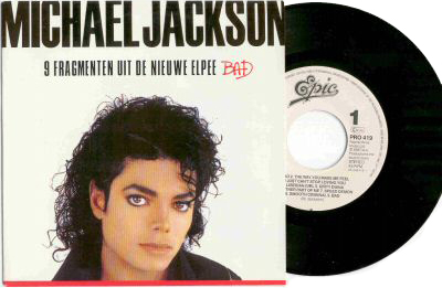 Danish  Promo 419 Bad album Michael Jackson