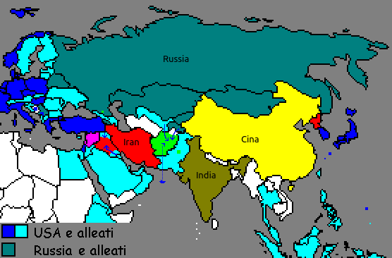 Gli schieramenti in Asia (2003)