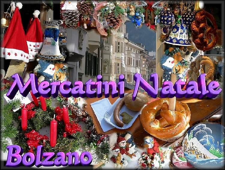 Foto Mercatino Natale Bolzano Alto-Adige Italy