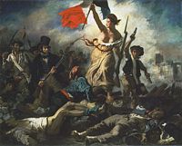 Eugne Delacroix, La Libert guida il popolo (1830)
