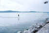 Paesi-Est lago Balato sci acquatico