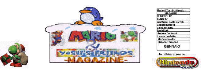 Gennaio 2003 - Mario & Yoshi's Friends Magazine