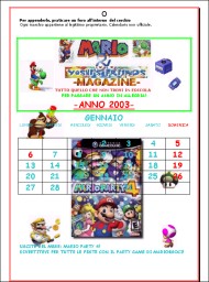 Calendario 2003 - GENNAIO 2003