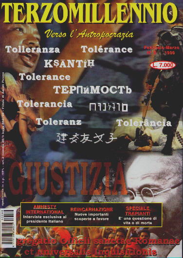 Copertina della rivista bimensile in abbonamento - N. 8 Febbraio-Marzo 1999