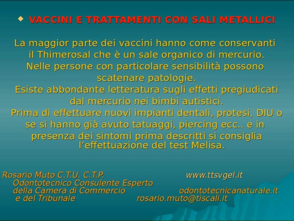 vaccini e conservanti