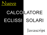 Calcolatore di eclissi solari