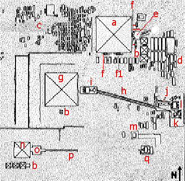 mappa della piana di Giza