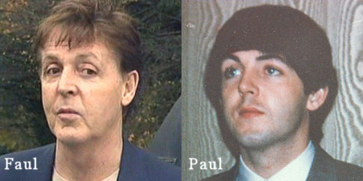 Paul/Faul ear lobe comparison