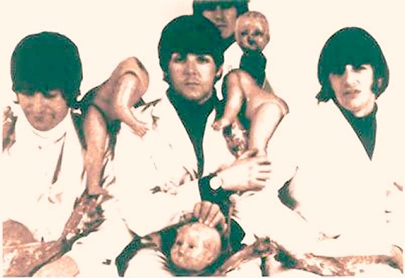 Yesterday and Today album cover photo session shot from www.rarebeatles.com