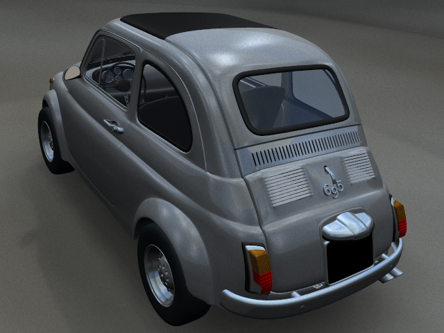 Fiat 500 Nurbs 