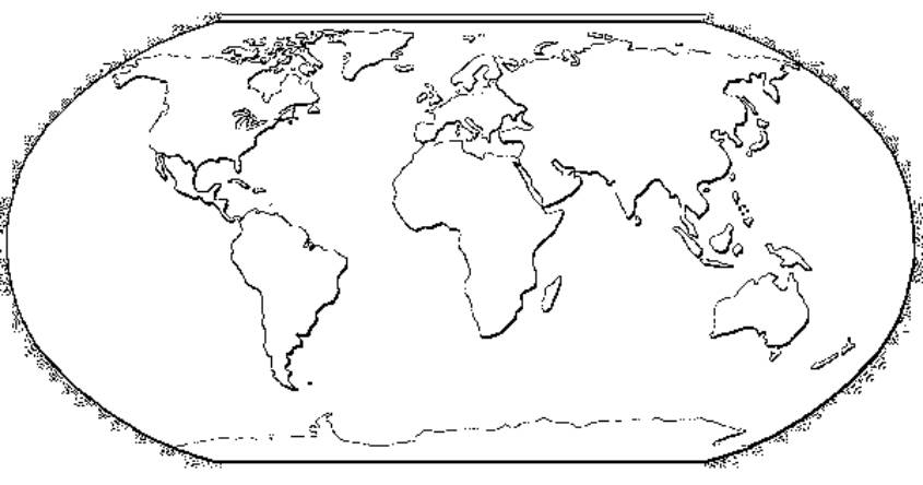 Cartina Geografica Del Mondo Muta