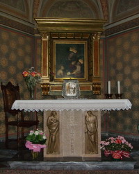 Altare santuario B. V. delle Grazie - Peia