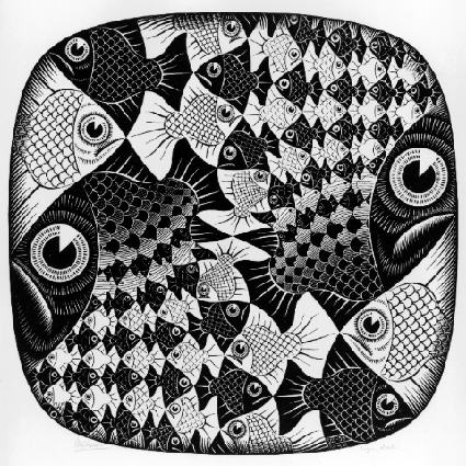 M. C. Escher - Circle Limit II - 1959