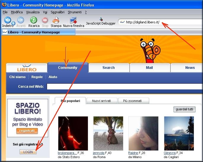 Info - Tutorial Come disattivare la Barra superiore nei Siti Internet di Libero.it by RD-Soft(c)