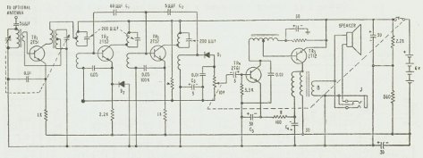 Radioricevitore portatile a 5 transistori