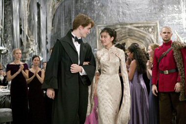 Robert Pattinson al ballo dei maghi in Harry Potter