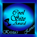 Krista's Cool Site award