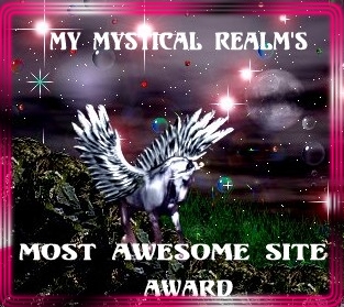 Cathy Mystical Realm Most Awesome Site Award