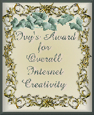 Ivy's Award for Overall Internet Creativity