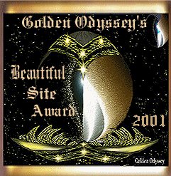 Golden Odyssey's Beautiful Site Award