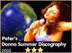 Peter's Donna Summer Discography 2002 Award..