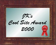 "JK's Cool Site Award". 
