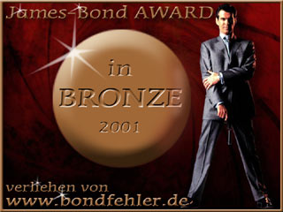 James Bond "Bronze Award"