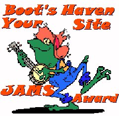 Boot's Haven "Music Page Award"