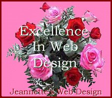 Jeannette Web Design Excellence In  Web Design Award