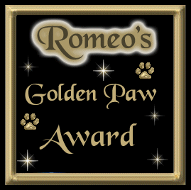 Romeo's "Golden Paw award"